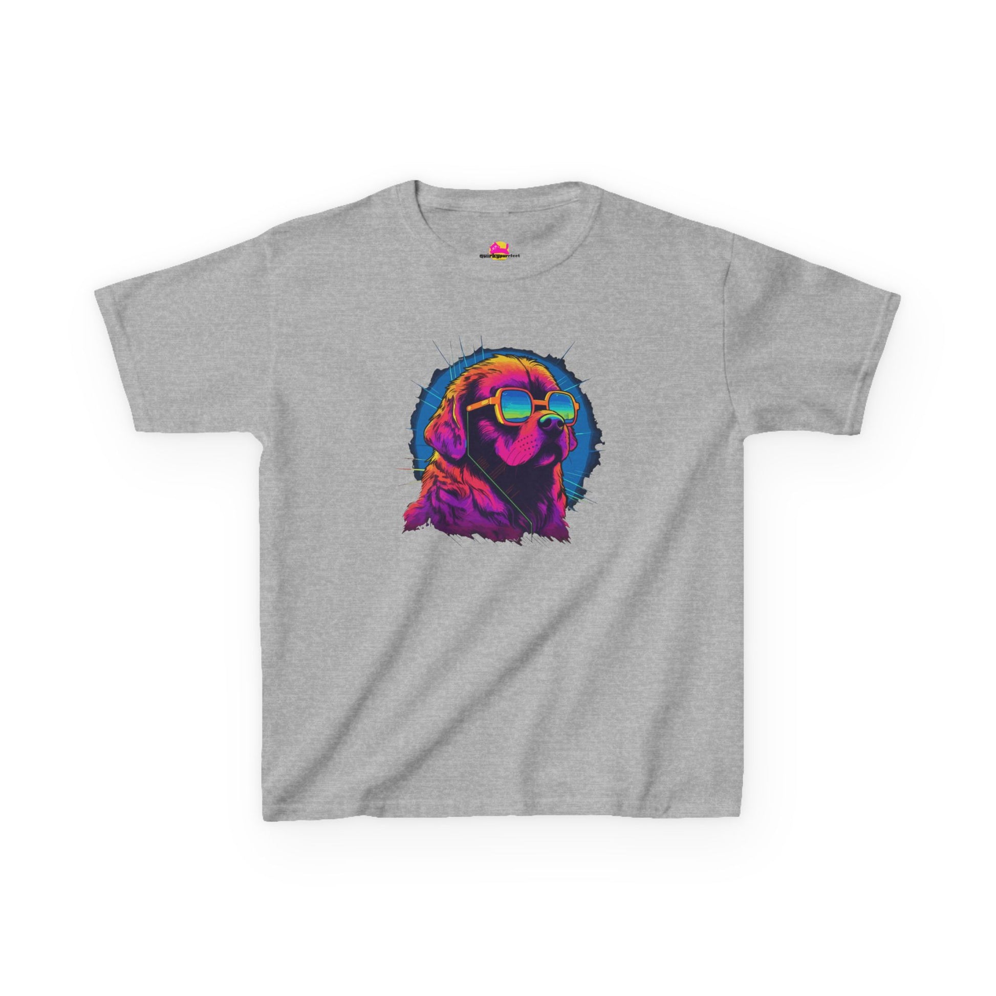 Stellar Rescuer St. Bernard in Cosmic Frames T-Shirt alternate product view 3