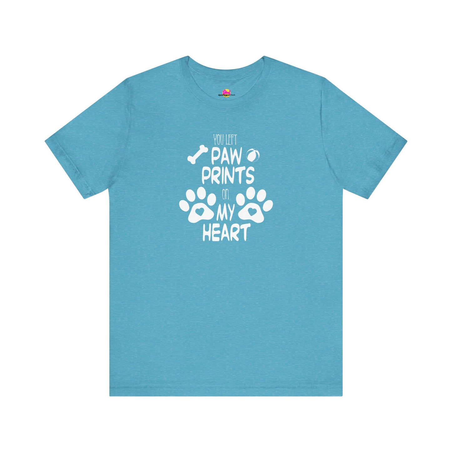 You Left Paw Prints On My Heart T-Shirt