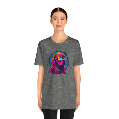 Stellar Rescuer: St. Bernard in Cosmic Frames T-Shirt