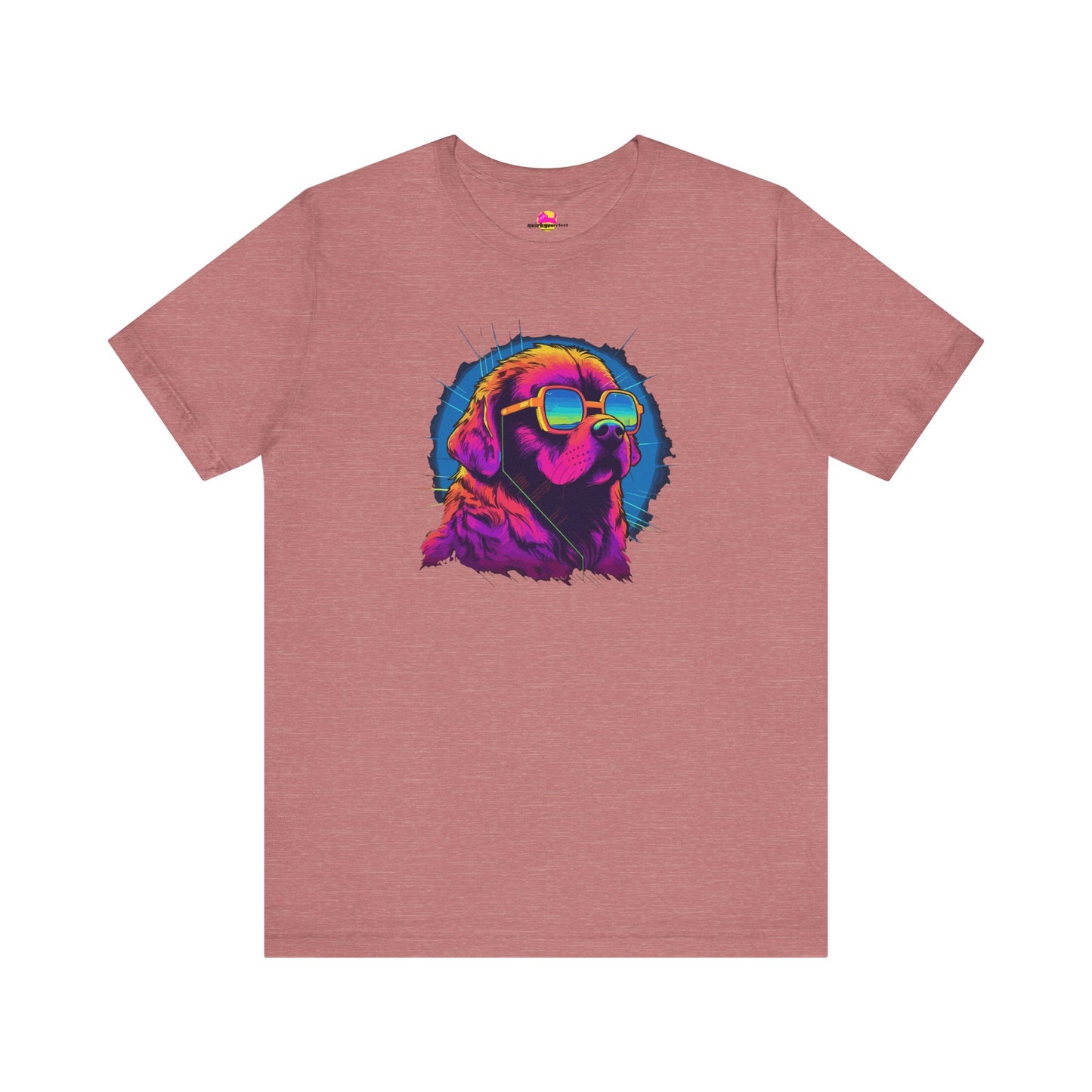Stellar Rescuer: St. Bernard in Cosmic Frames T-Shirt