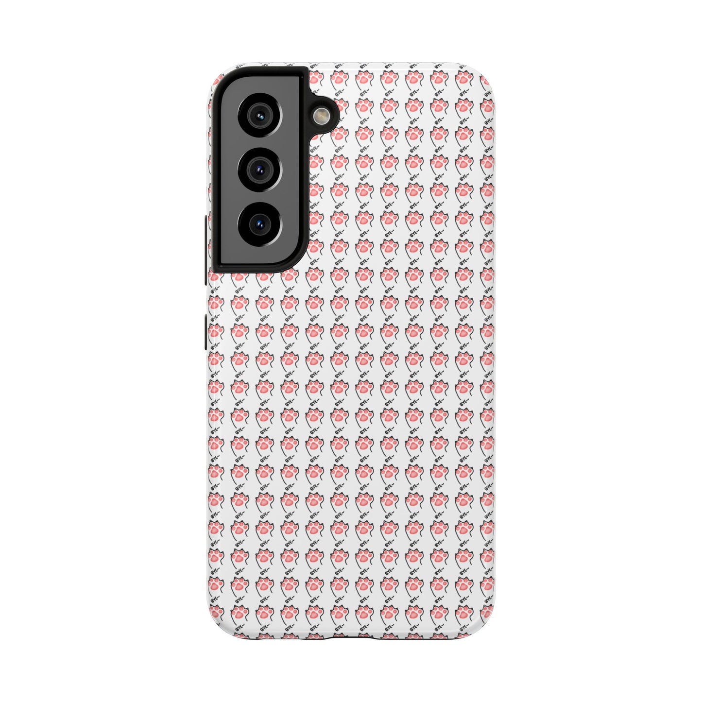 Cute Cat Paw Waving Bye Tough Phone Case