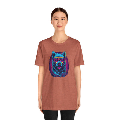 Wisdom in the Cosmos: Celestial Vision of the Cosmic Wolf T-Shirt