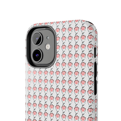 Cute Cat Paw Waving Bye Tough Phone Case