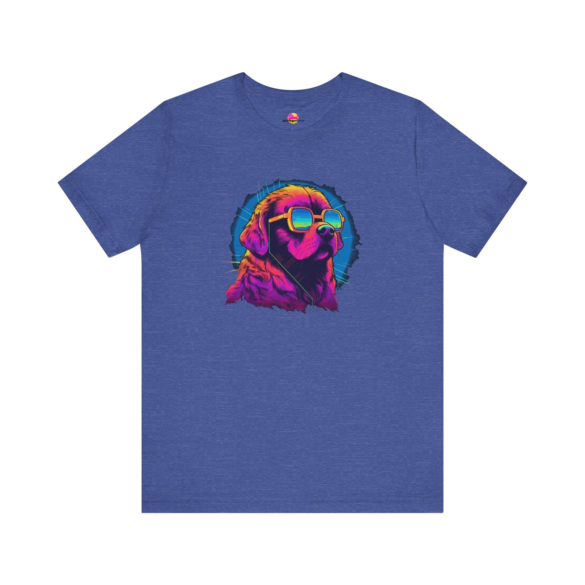 Stellar Rescuer St. Bernard in Cosmic Frames T-Shirt alternate product view 9