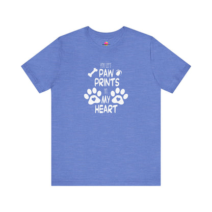 You Left Paw Prints On My Heart T-Shirt