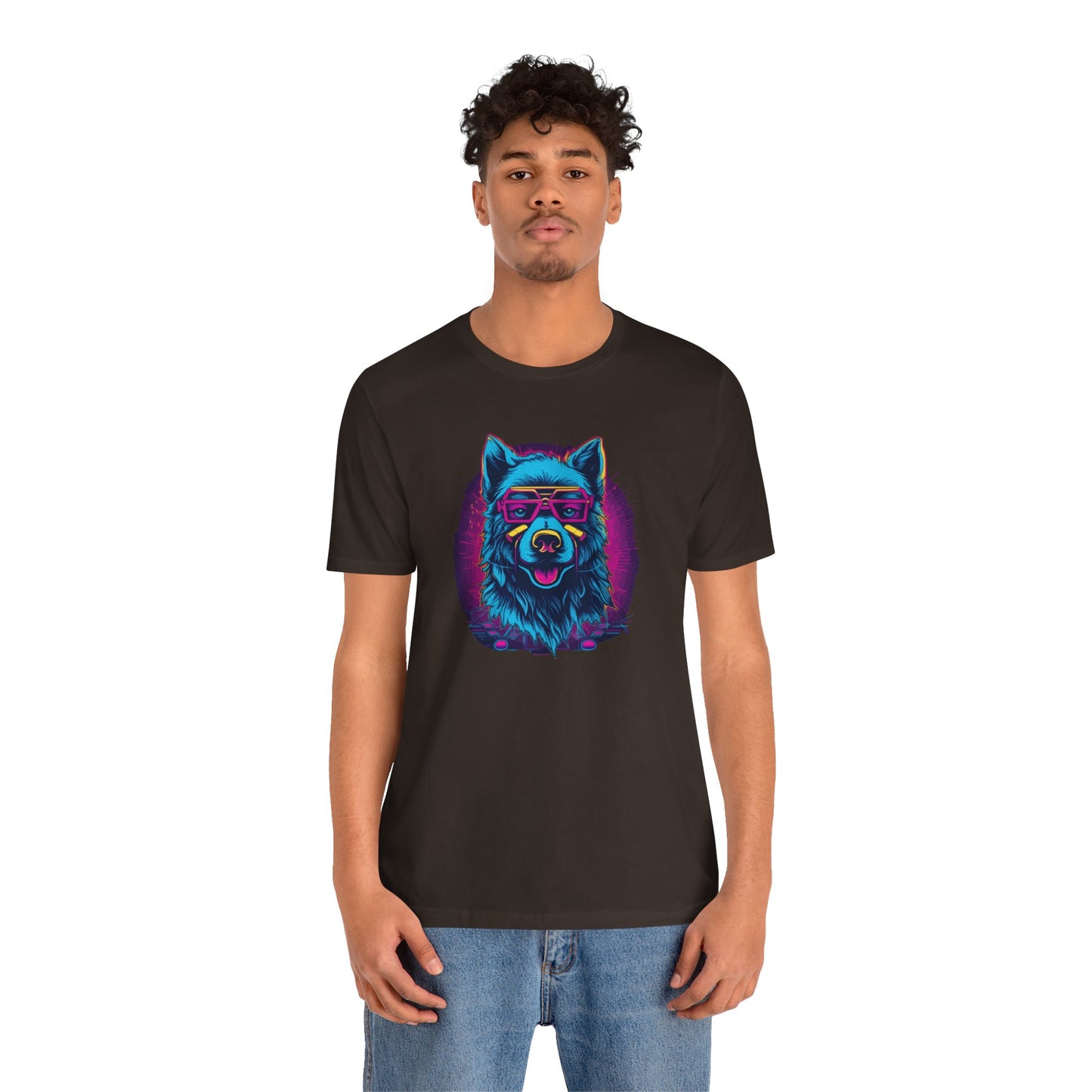 Wisdom in the Cosmos: Celestial Vision of the Cosmic Wolf T-Shirt