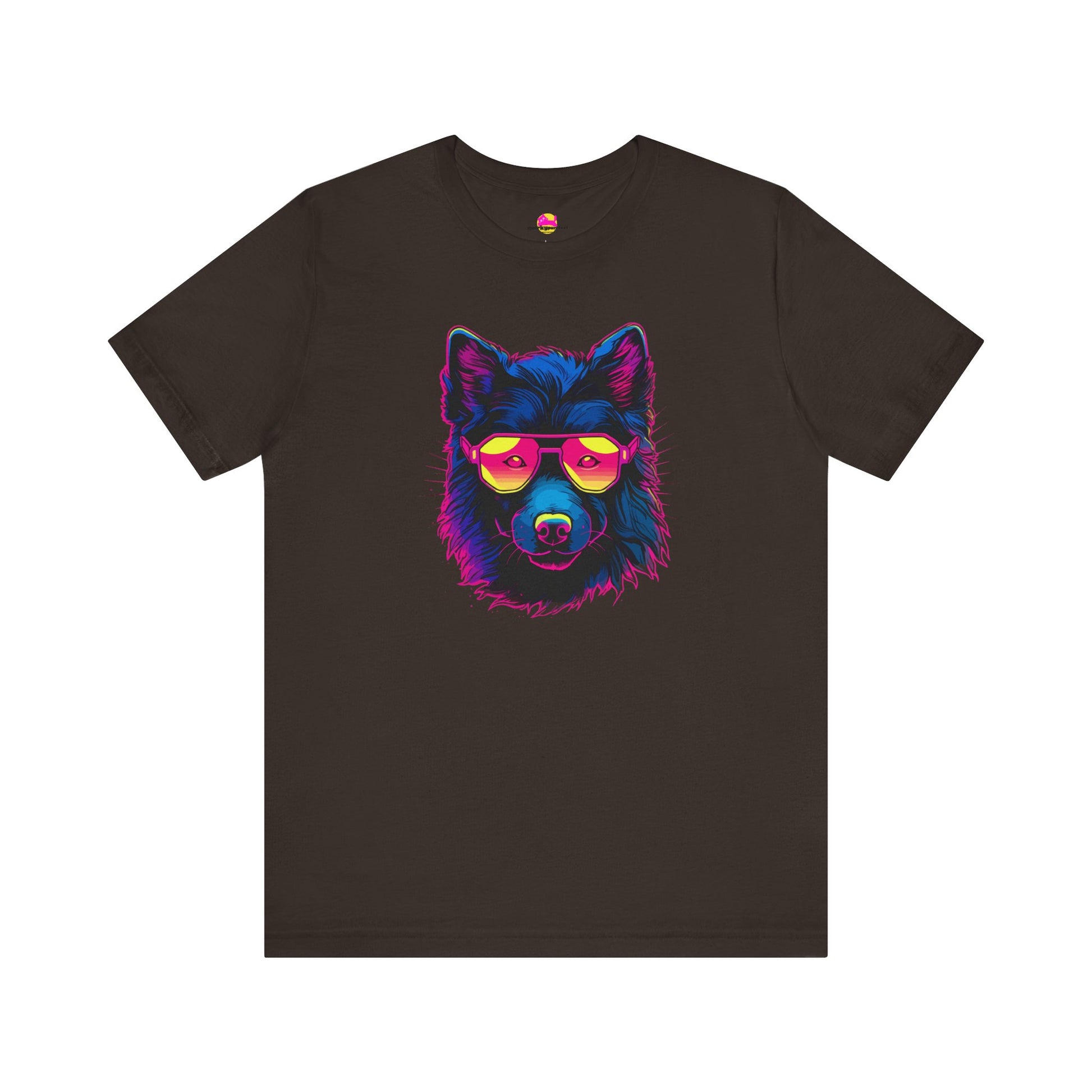 Cosmic Canine Agent Spy Dog on the City Horizon T-Shirt alternate product view 3