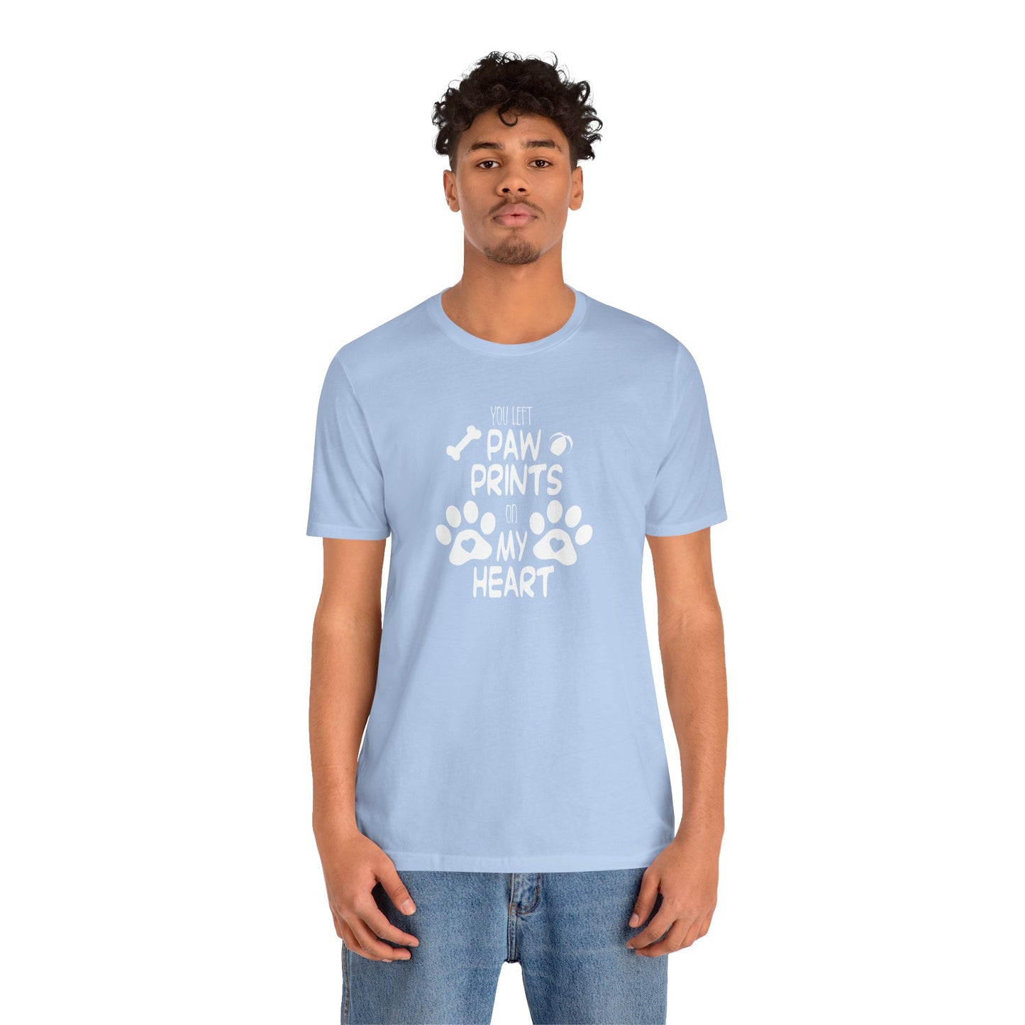 You Left Paw Prints On My Heart T-Shirt
