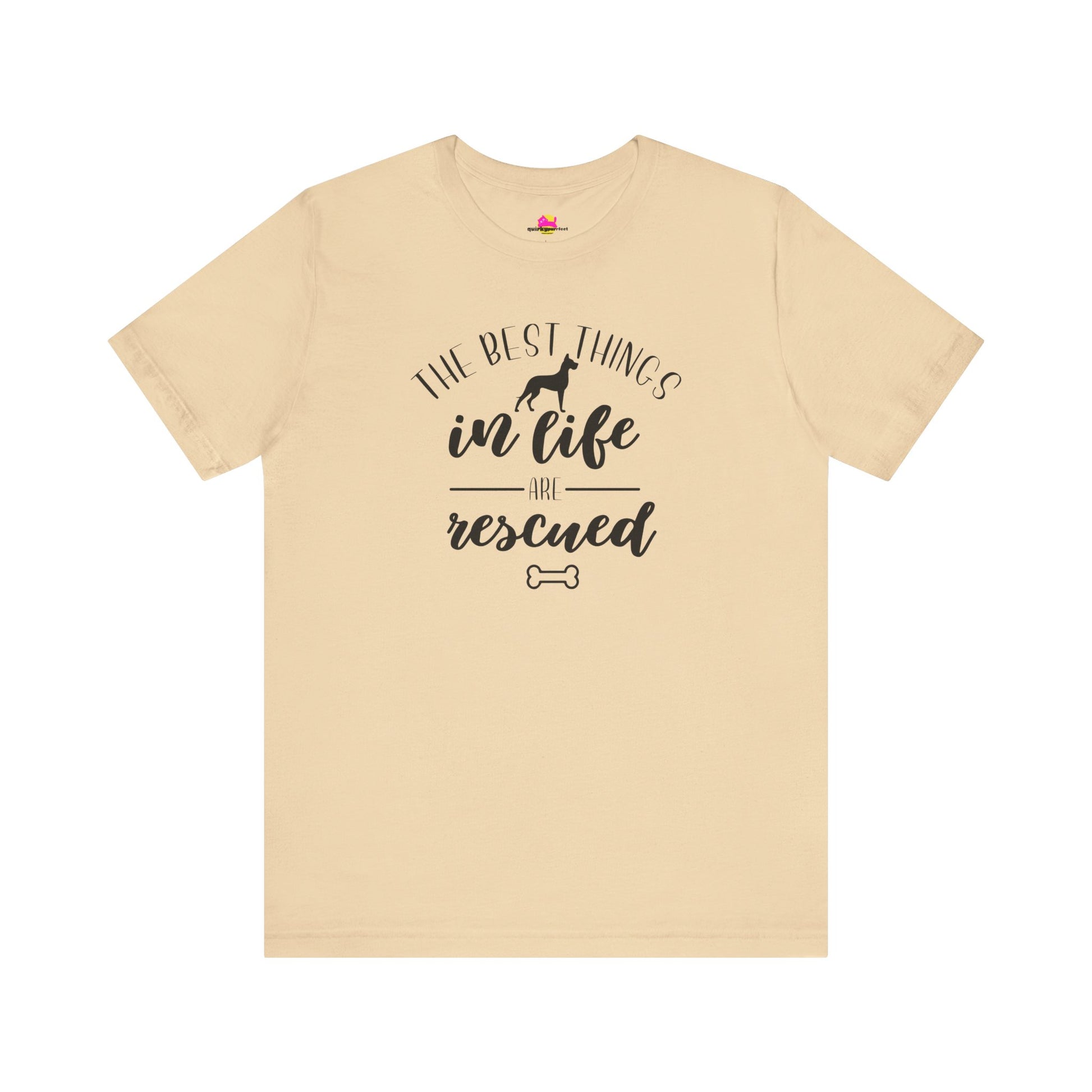 The Best Things In Life Are Rescued T-Shirt alternate product view 4