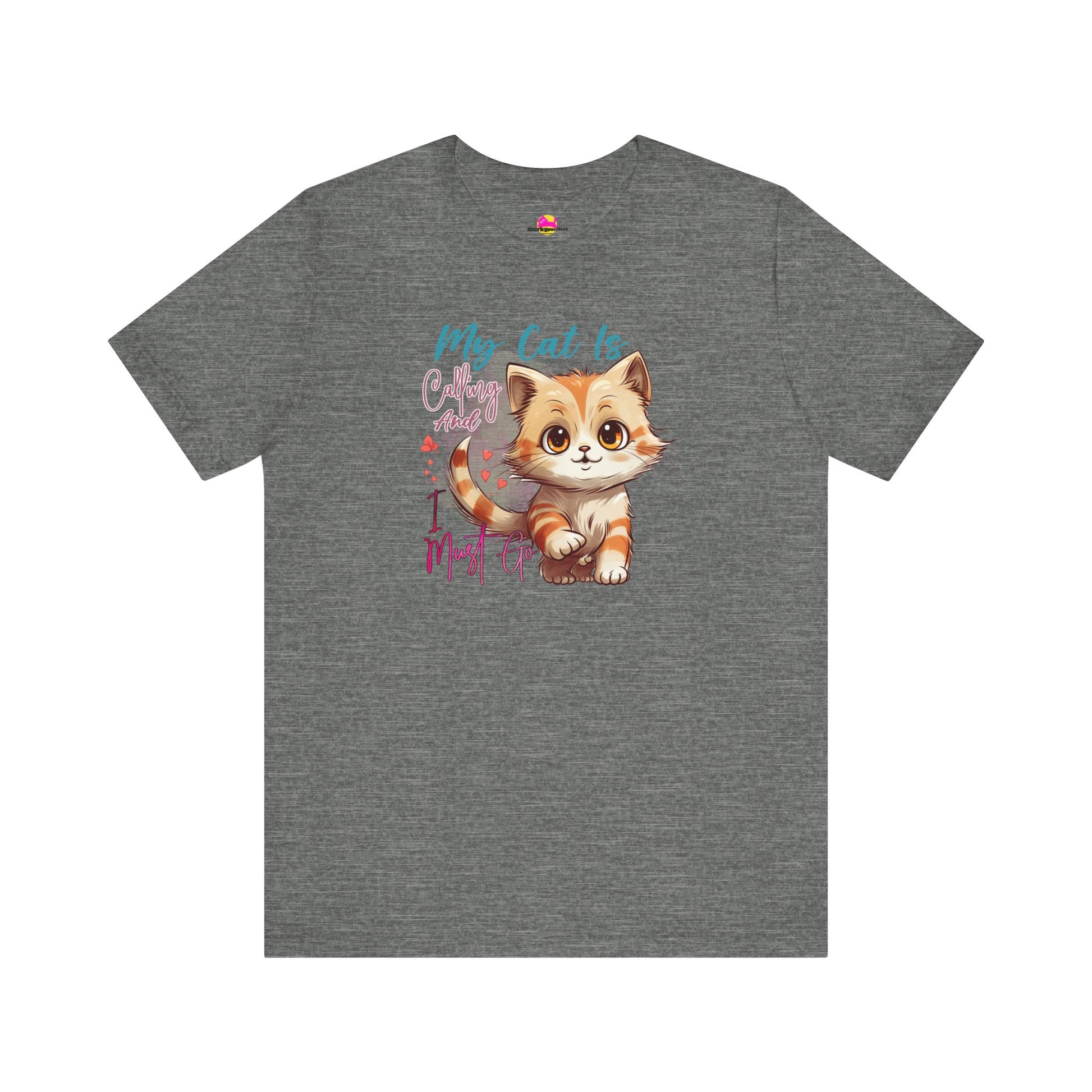 My Cat Is Calling Me I Must Go T-Shirt alternate product view 2