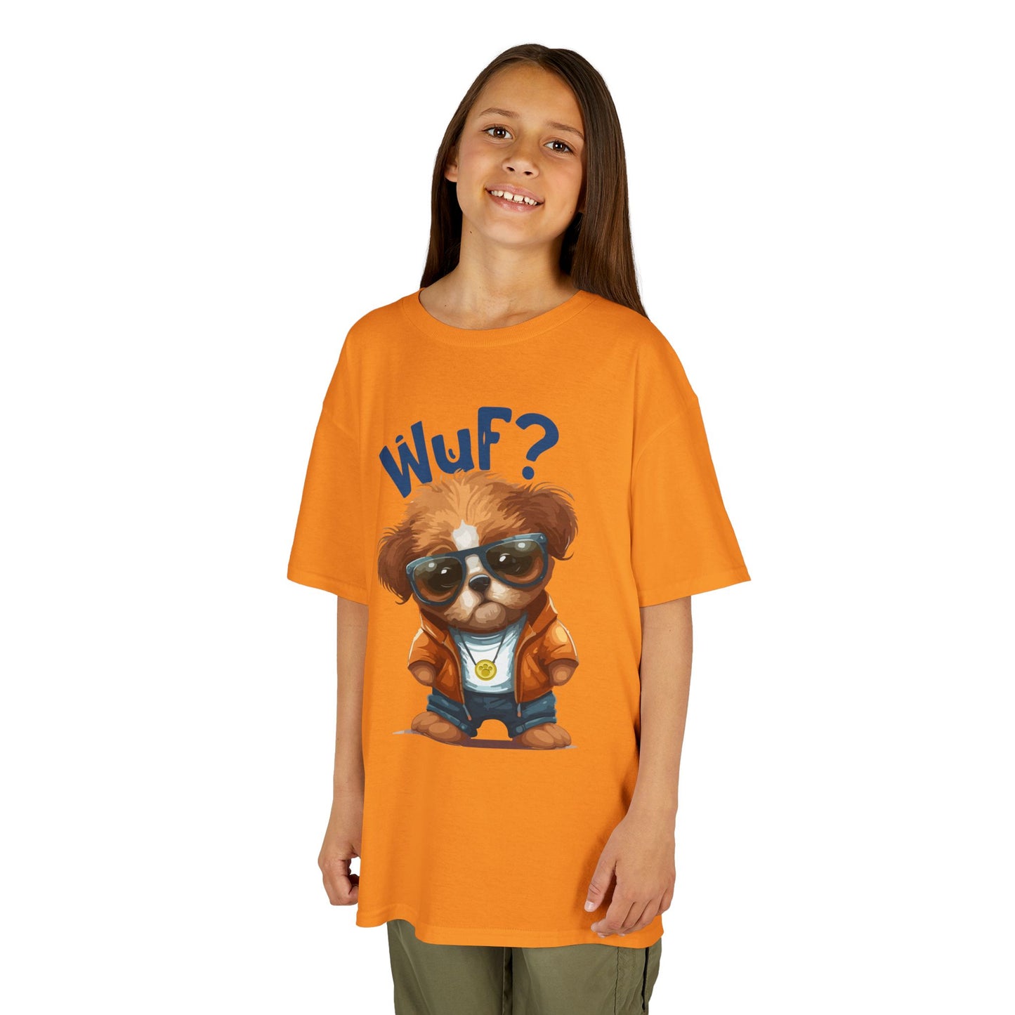 Kids Heavy Cotton™ Tee Wuf?