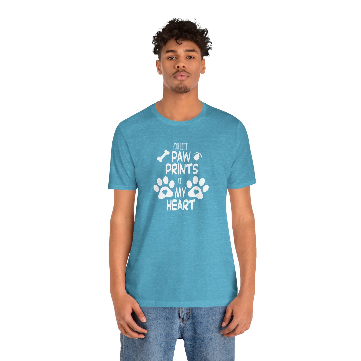 You Left Paw Prints On My Heart T-Shirt