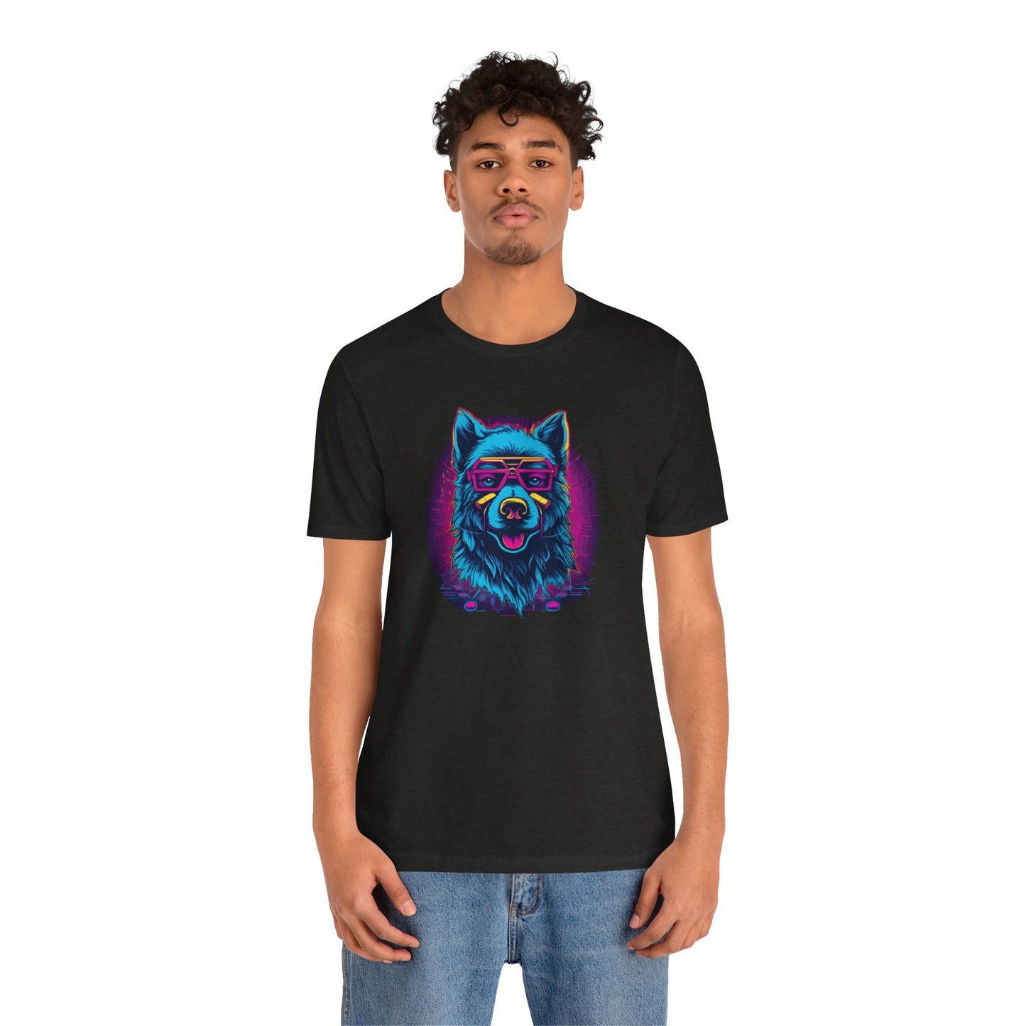 Wisdom in the Cosmos: Celestial Vision of the Cosmic Wolf T-Shirt