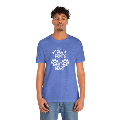 You Left Paw Prints On My Heart T-Shirt