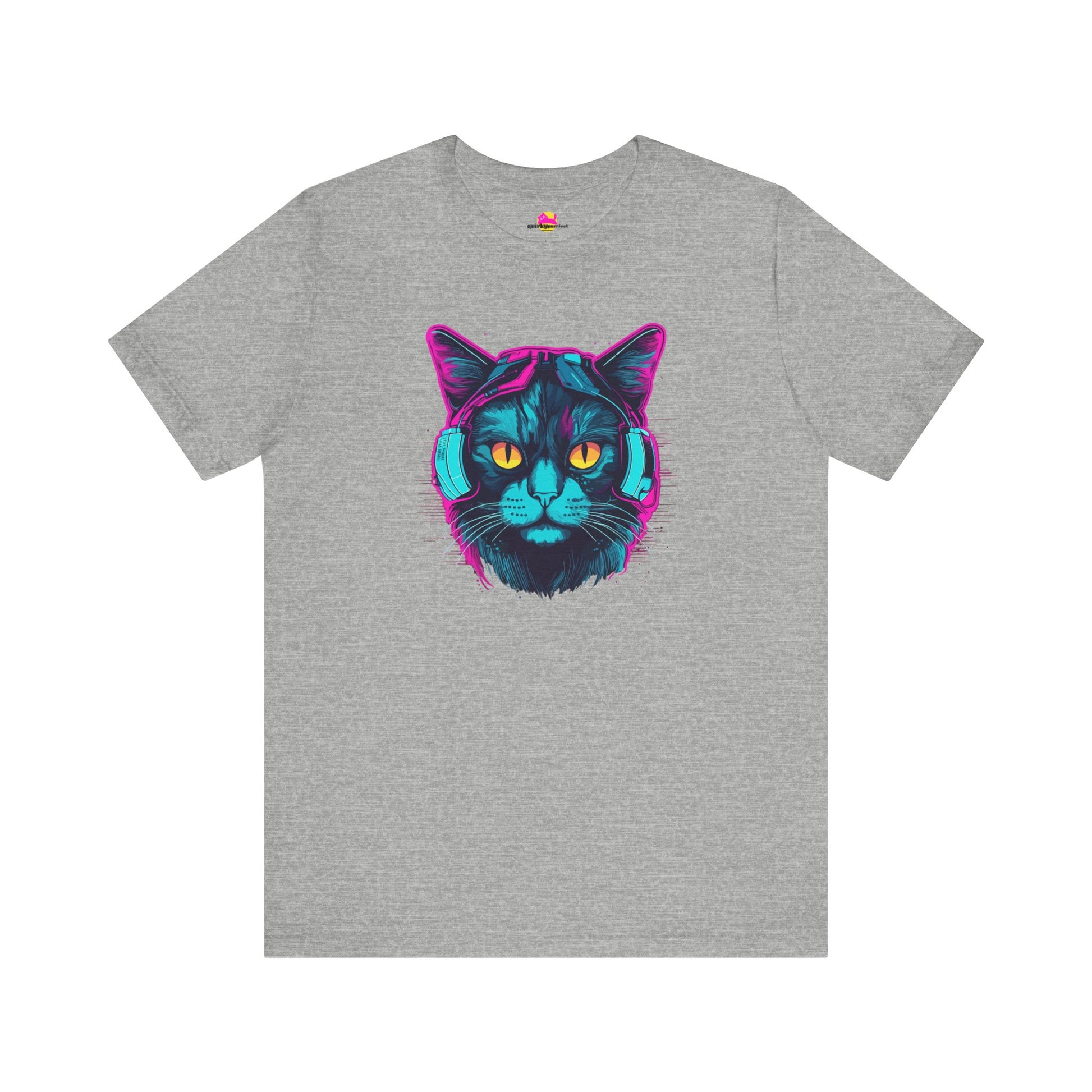 Cosmic Grooves Purrfect Beats in the Feline Universe T-Shirt alternate product view 8
