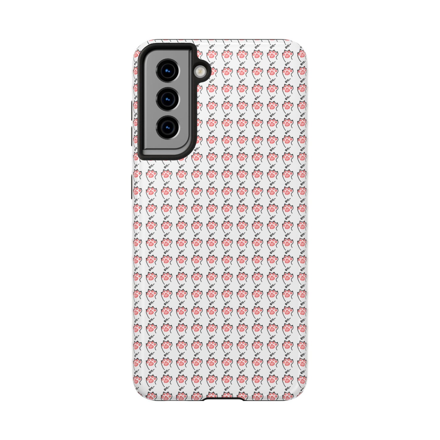 Cute Cat Paw Waving Bye Tough Phone Case