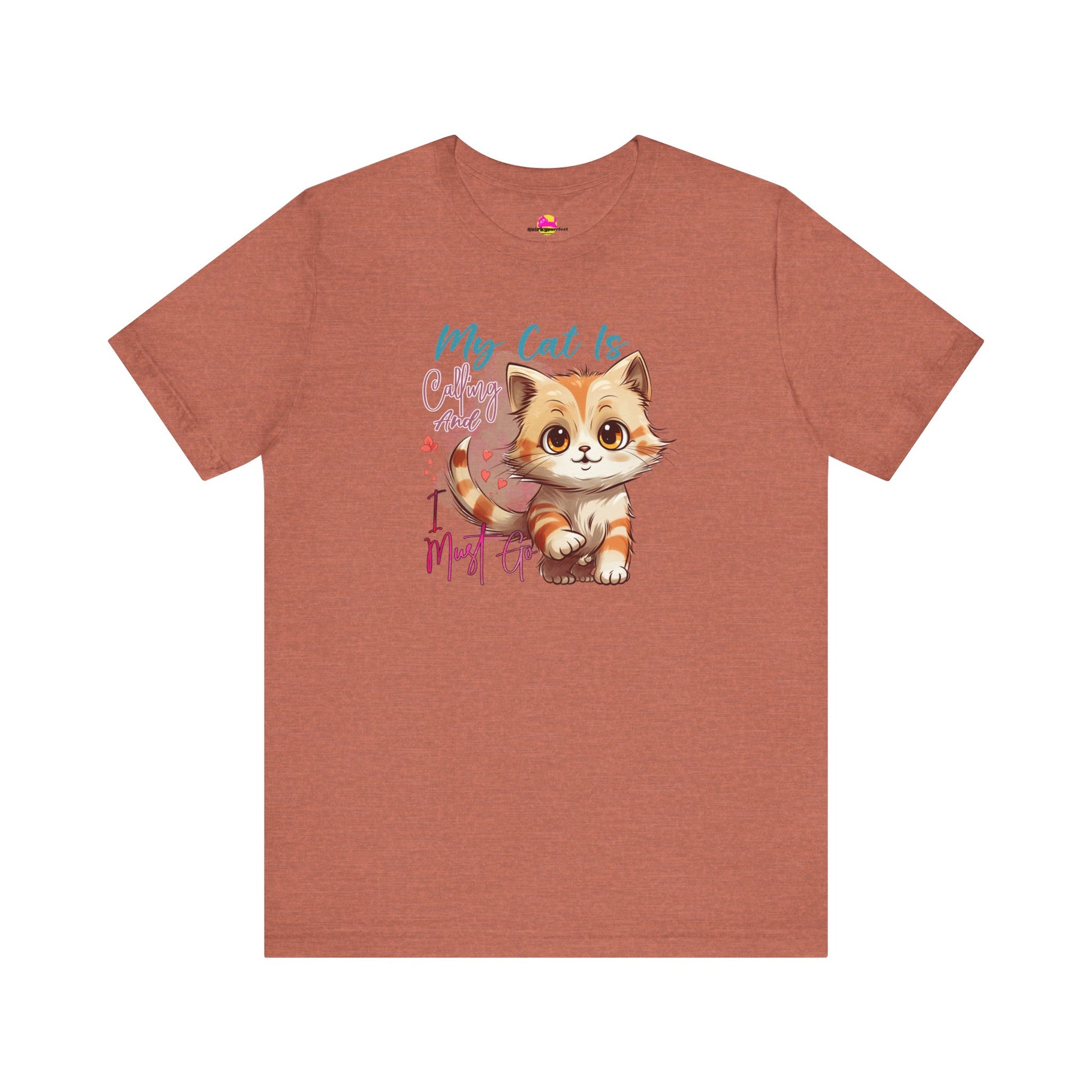 My Cat Is Calling Me I Must Go T-Shirt alternate product view 3