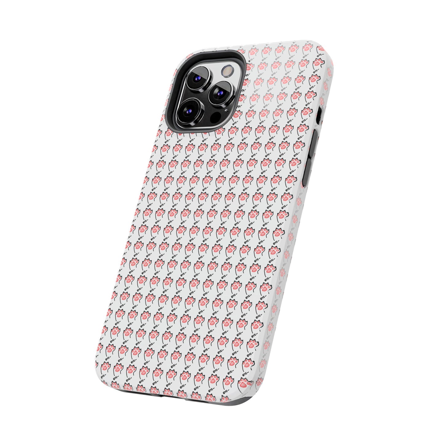 Cute Cat Paw Waving Bye Tough Phone Case