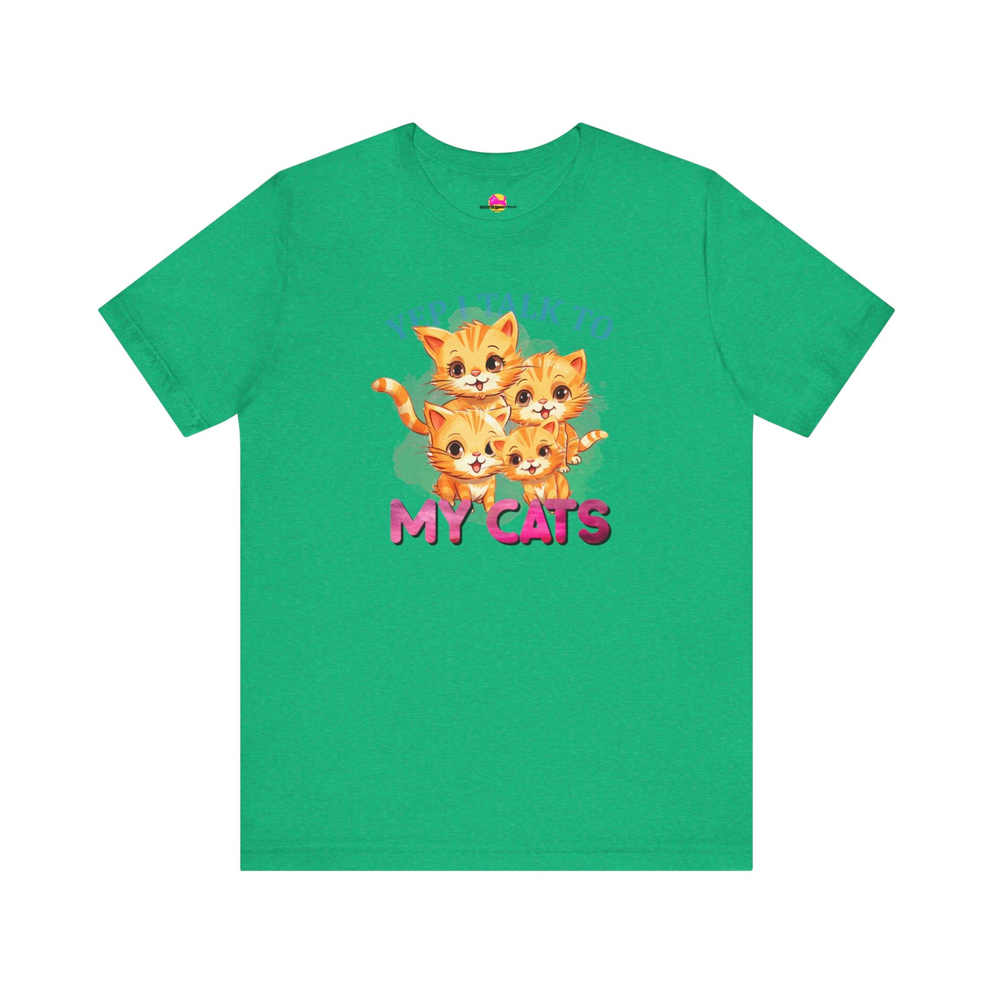 Yep, I Talk to My Cats T-Shirt alternate product view 8