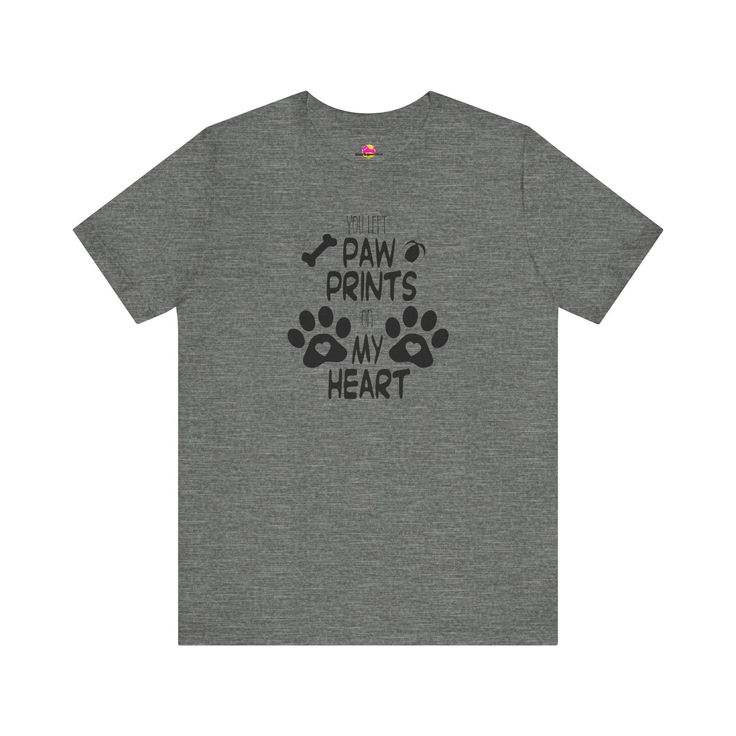 You Left Paw Prints On My Heart T-Shirt