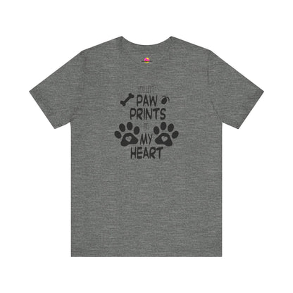You Left Paw Prints On My Heart T-Shirt