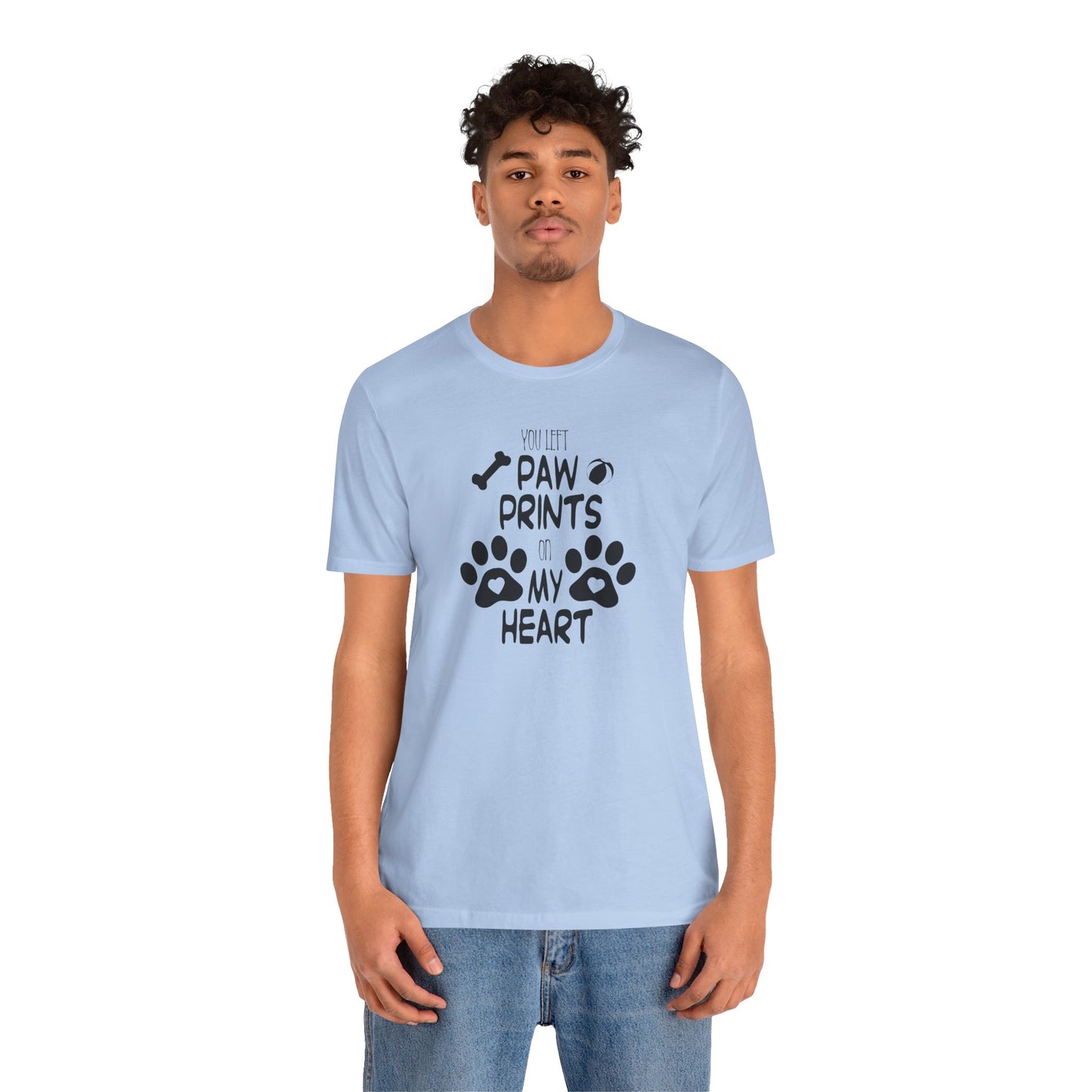 You Left Paw Prints On My Heart T-Shirt
