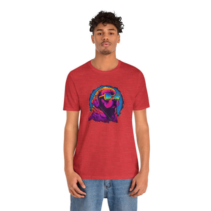 Stellar Rescuer: St. Bernard in Cosmic Frames T-Shirt