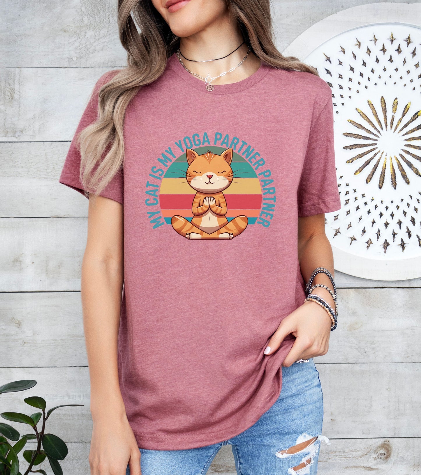 My Cat Is MY Yoga Partner T-Shirt