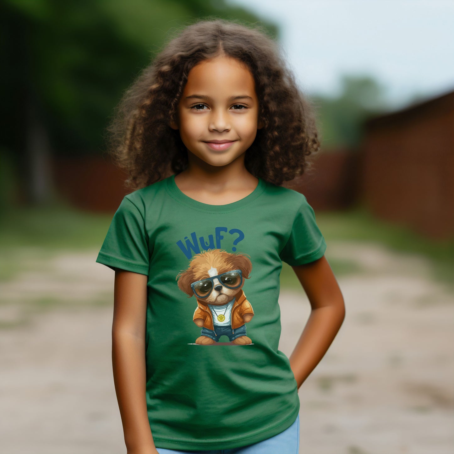 Kids Heavy Cotton™ Tee Wuf?