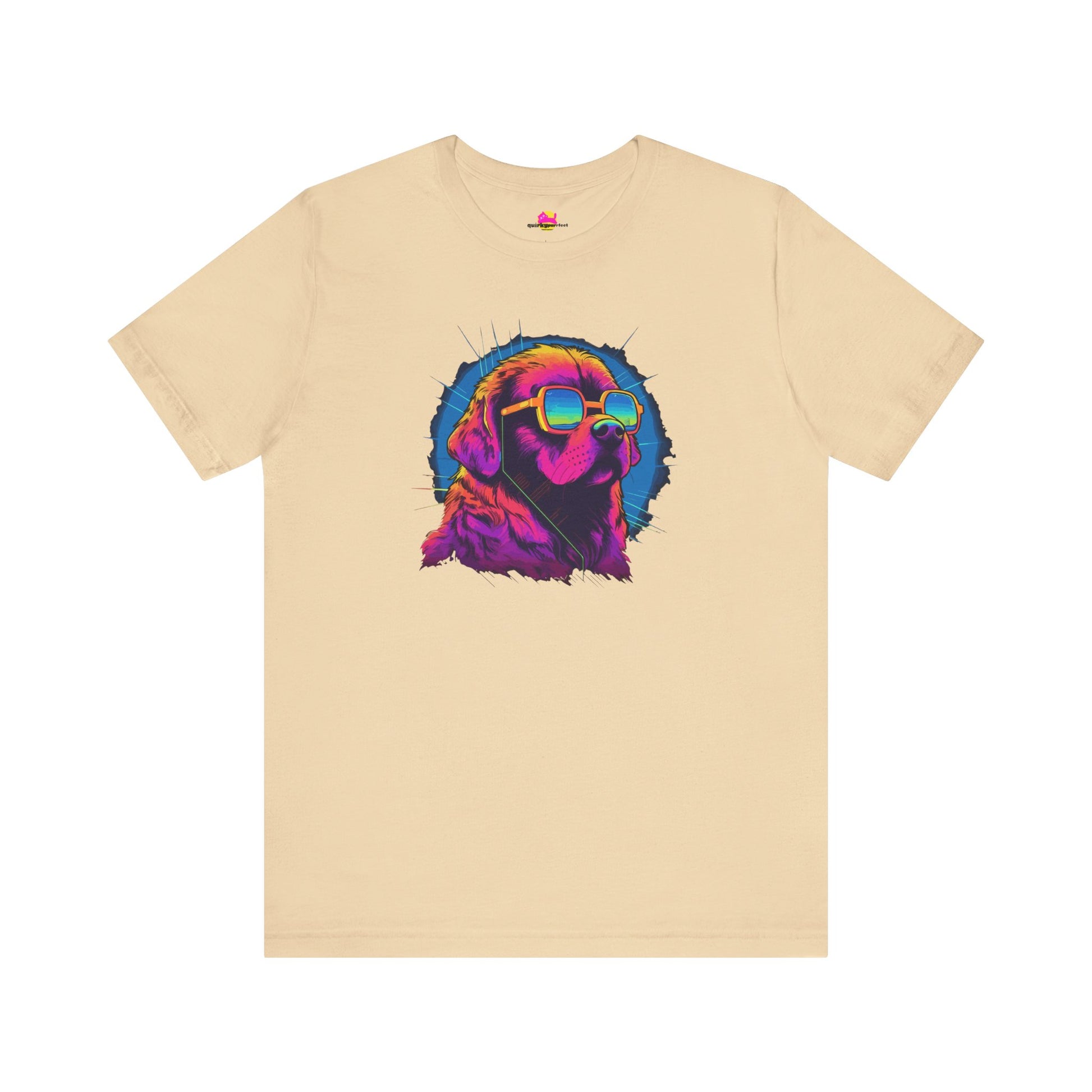 Stellar Rescuer St. Bernard in Cosmic Frames T-Shirt alternate product view 3