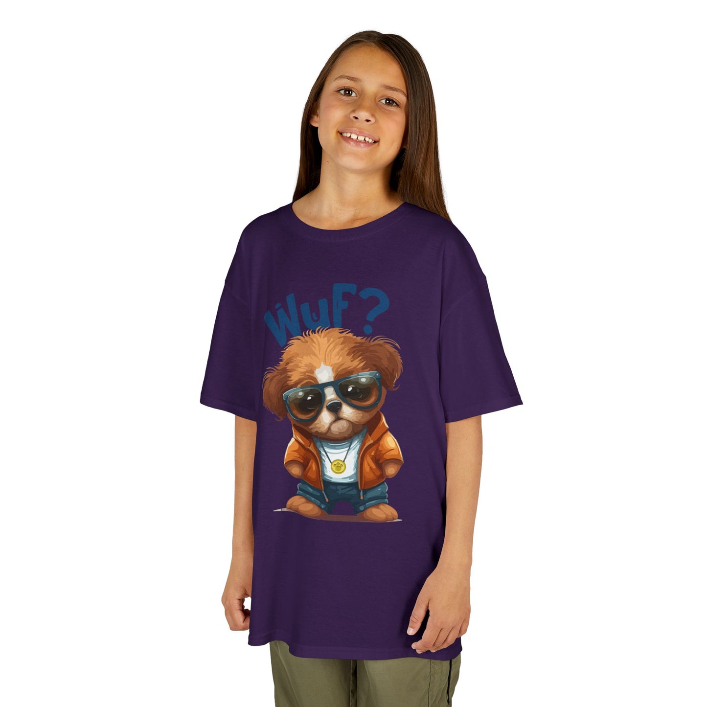 Kids Heavy Cotton™ Tee Wuf?