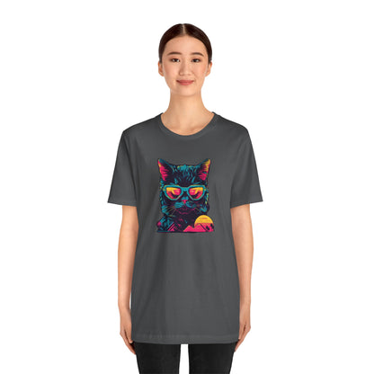 Feline Pharaoh: Shades of Cool in the Desert Sun T-Shirt