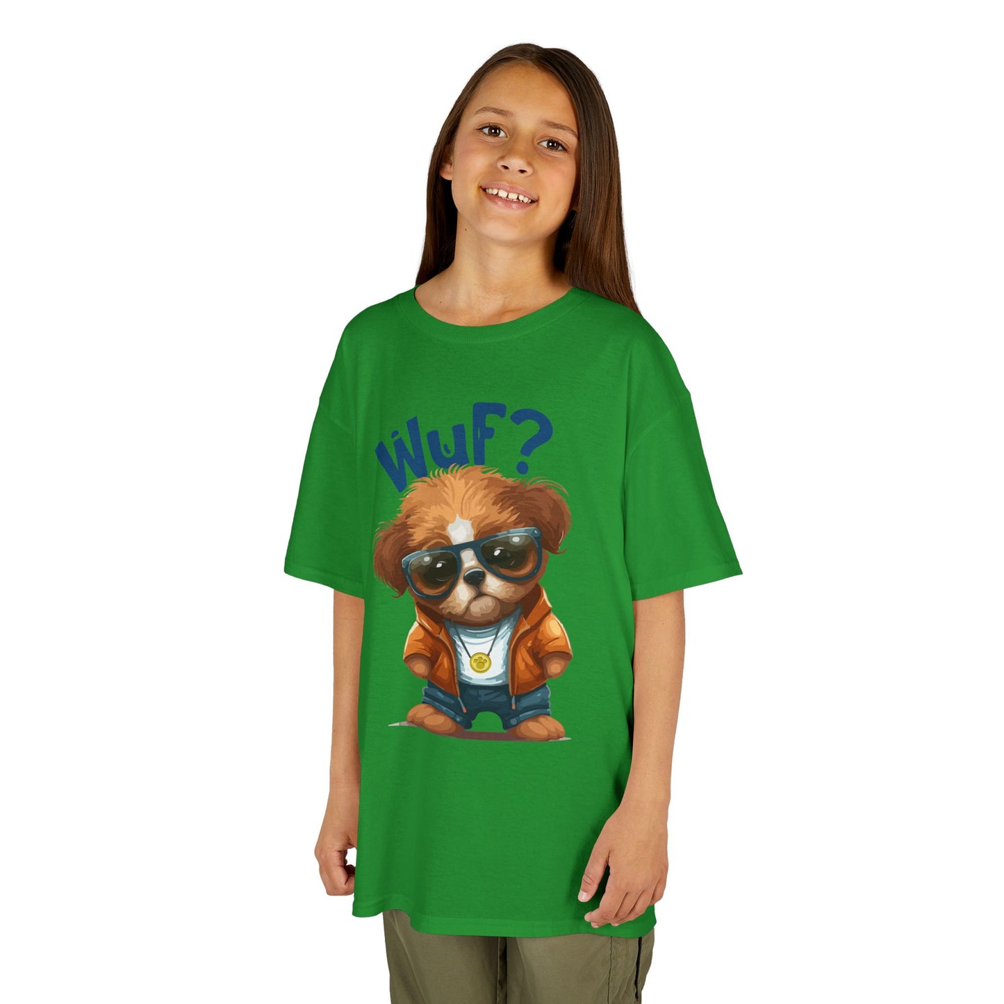 Kids Heavy Cotton™ Tee Wuf?