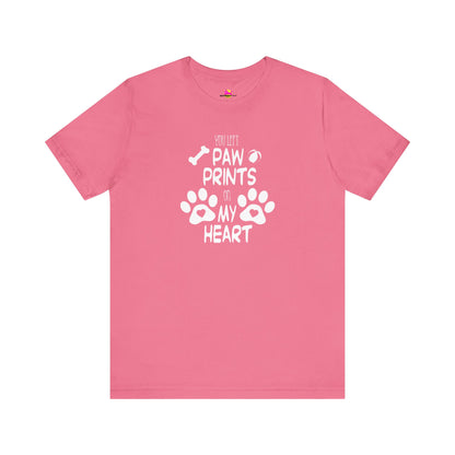 You Left Paw Prints On My Heart T-Shirt