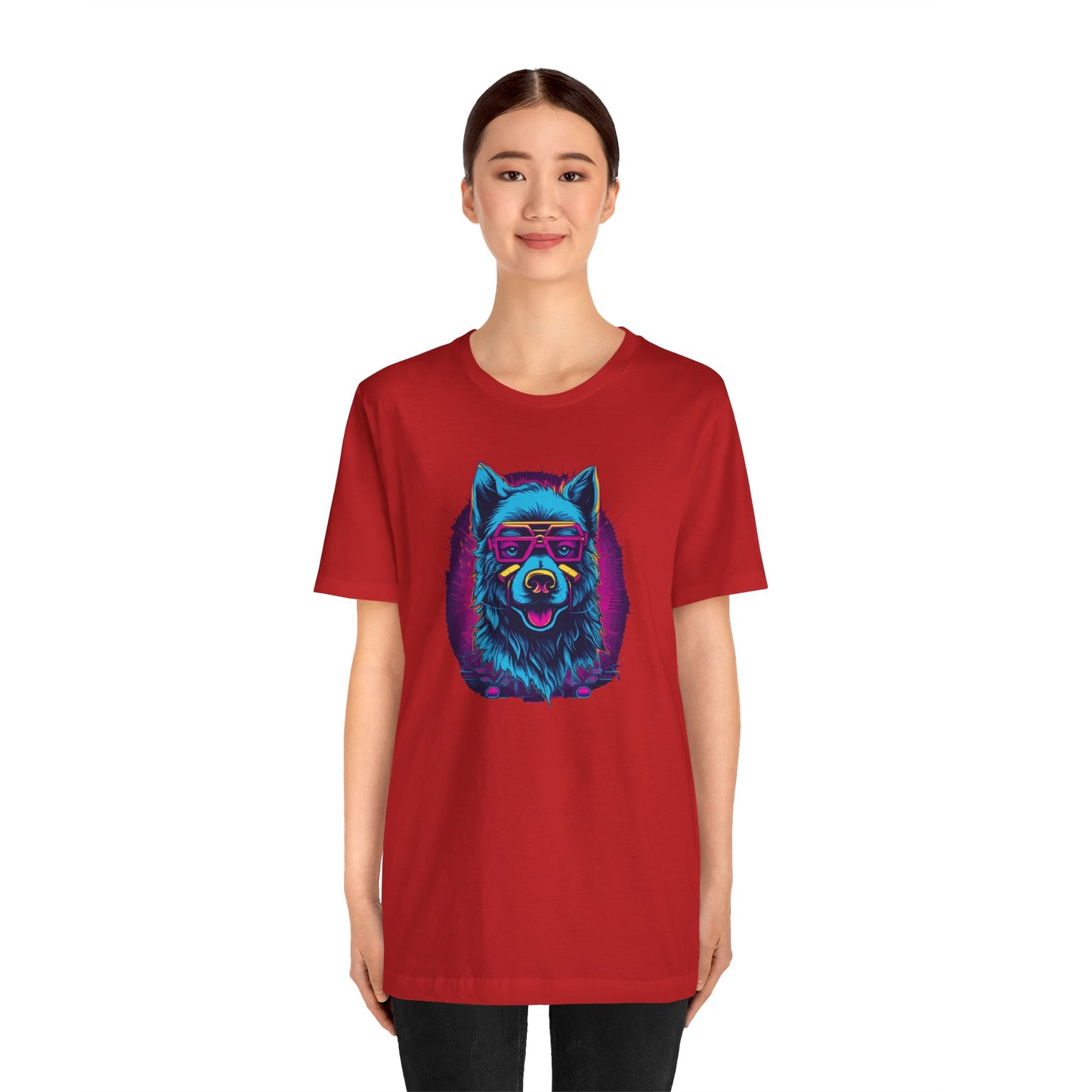 Wisdom in the Cosmos: Celestial Vision of the Cosmic Wolf T-Shirt