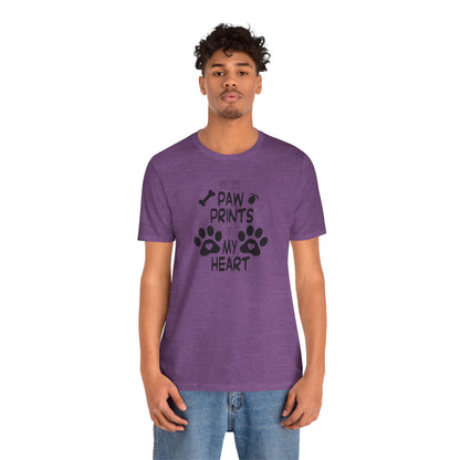 You Left Paw Prints On My Heart T-Shirt