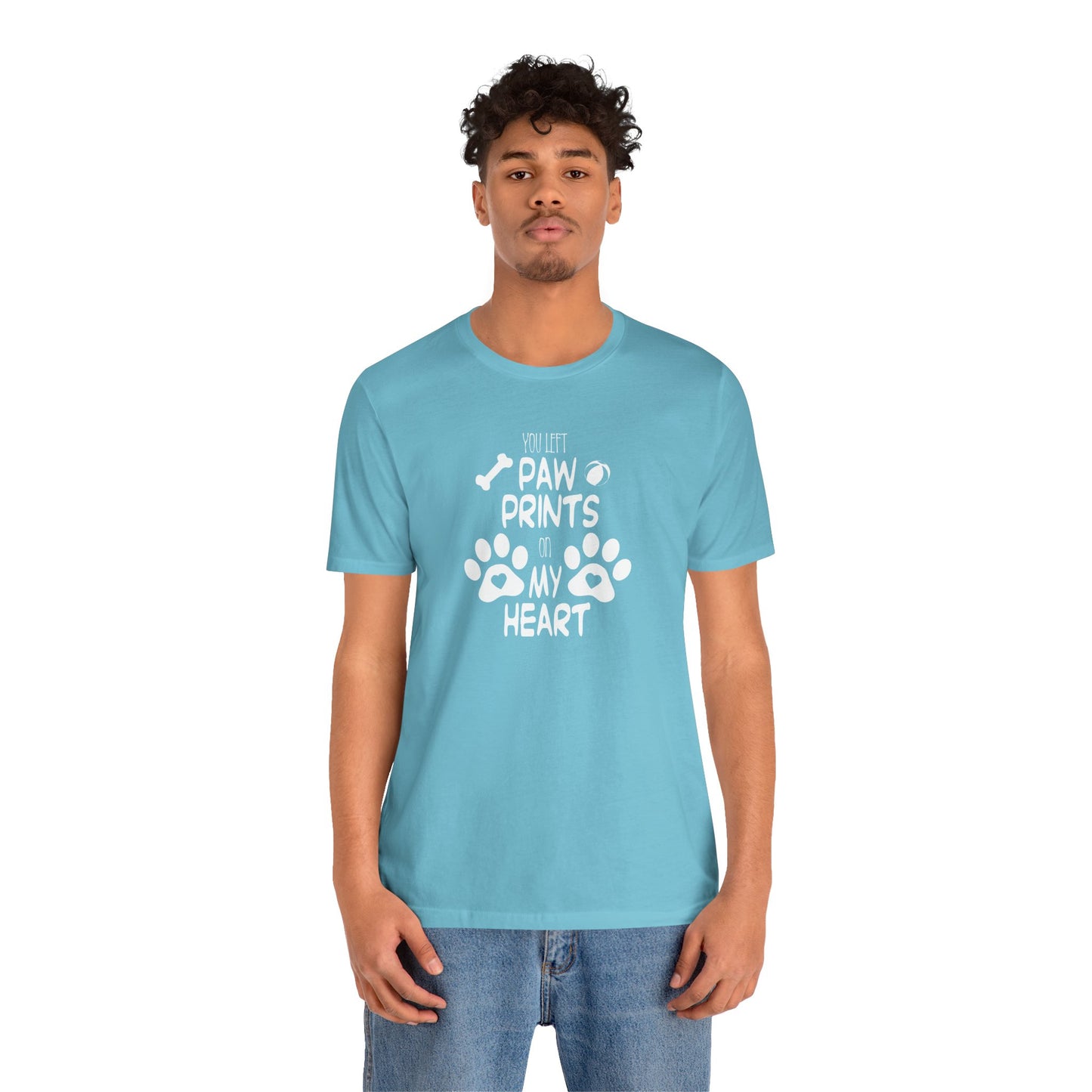 You Left Paw Prints On My Heart T-Shirt
