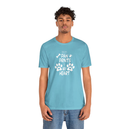 You Left Paw Prints On My Heart T-Shirt
