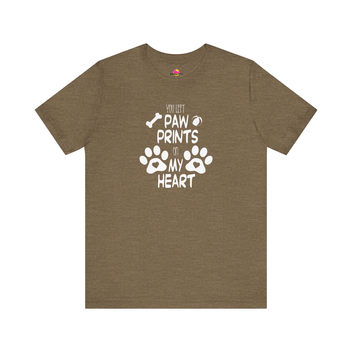 You Left Paw Prints On My Heart T-Shirt