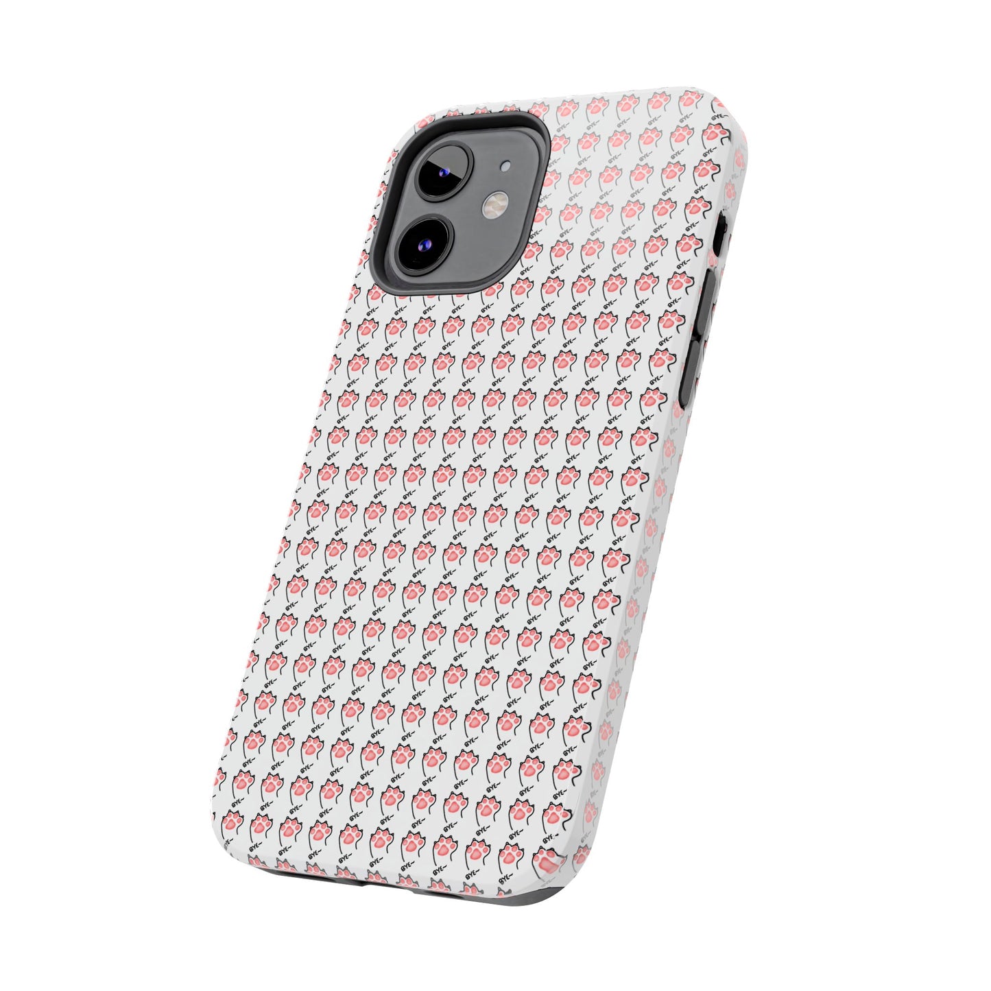 Cute Cat Paw Waving Bye Tough Phone Case