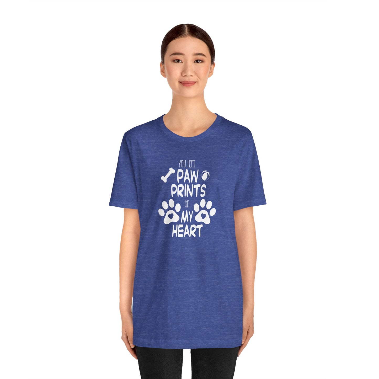 You Left Paw Prints On My Heart T-Shirt