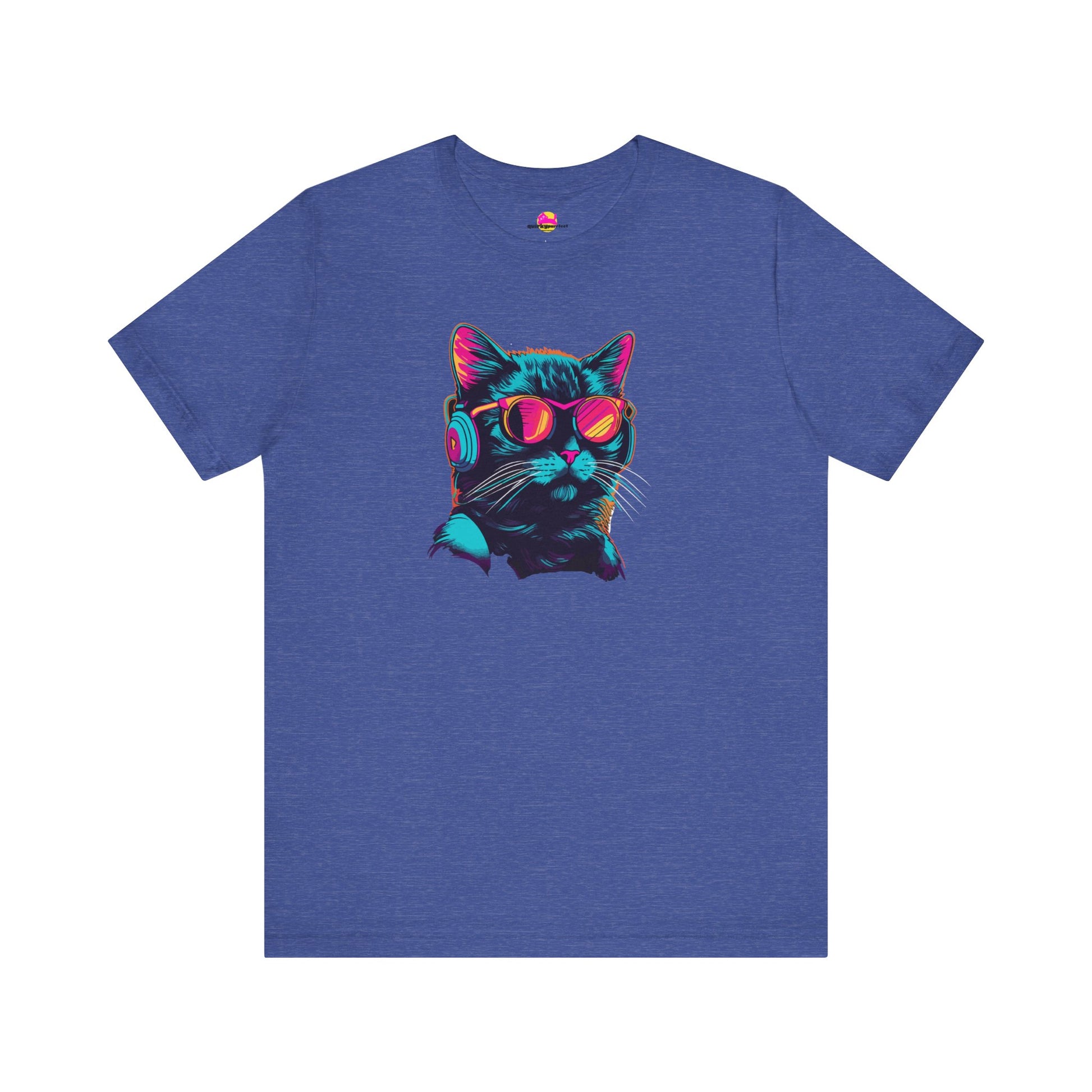 Steampurr Sonic Cat in Gears & Goggles Grooving to Retro Beats T-Shirt alternate product view 8
