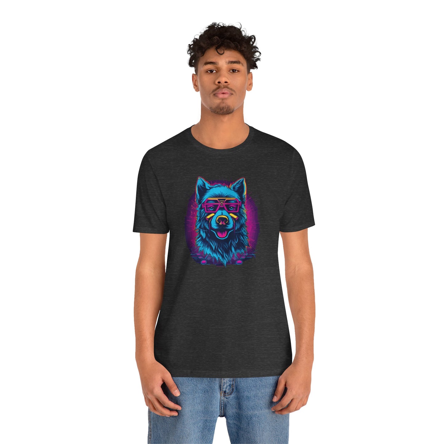 Wisdom in the Cosmos: Celestial Vision of the Cosmic Wolf T-Shirt