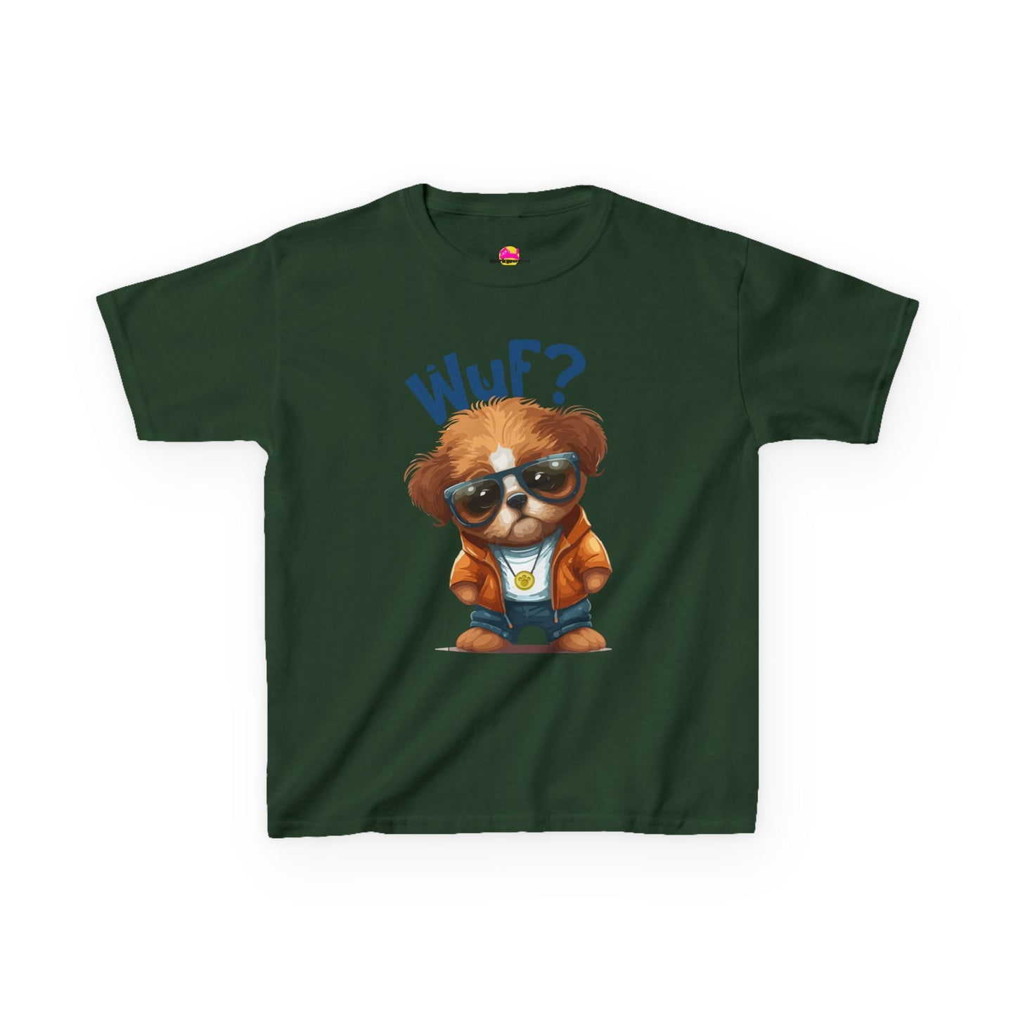 Kids Heavy Cotton™ Tee Wuf?