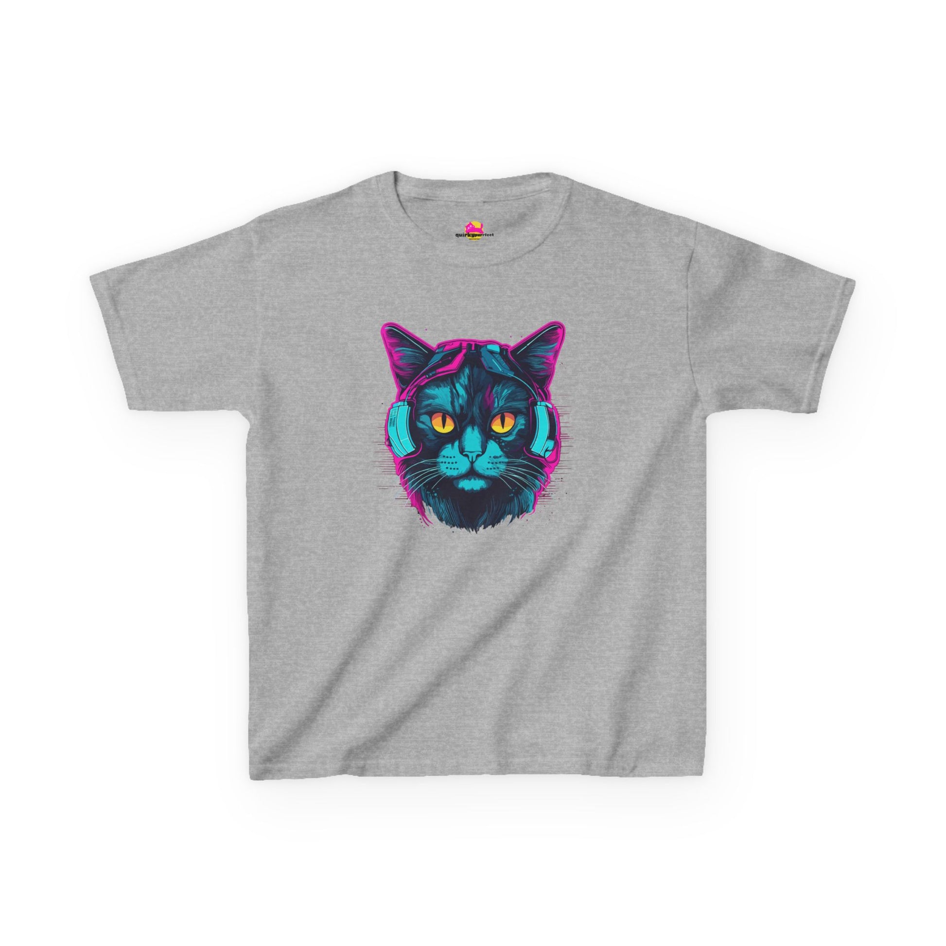 Cosmic Grooves Purrfect Beats in the Feline Universe T-Shirt alternate product view 3