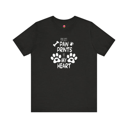 You Left Paw Prints On My Heart T-Shirt