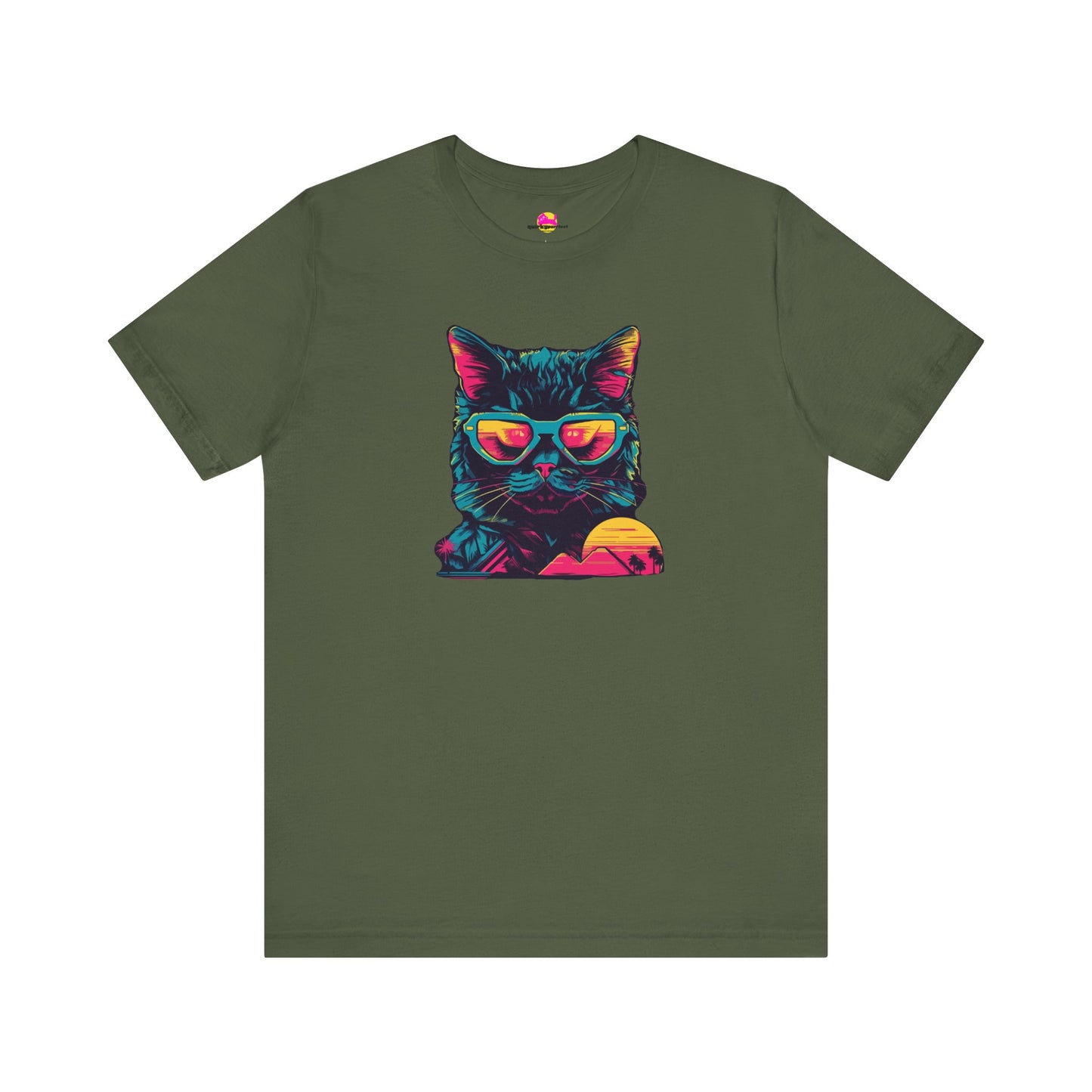 Feline Pharaoh: Shades of Cool in the Desert Sun T-Shirt