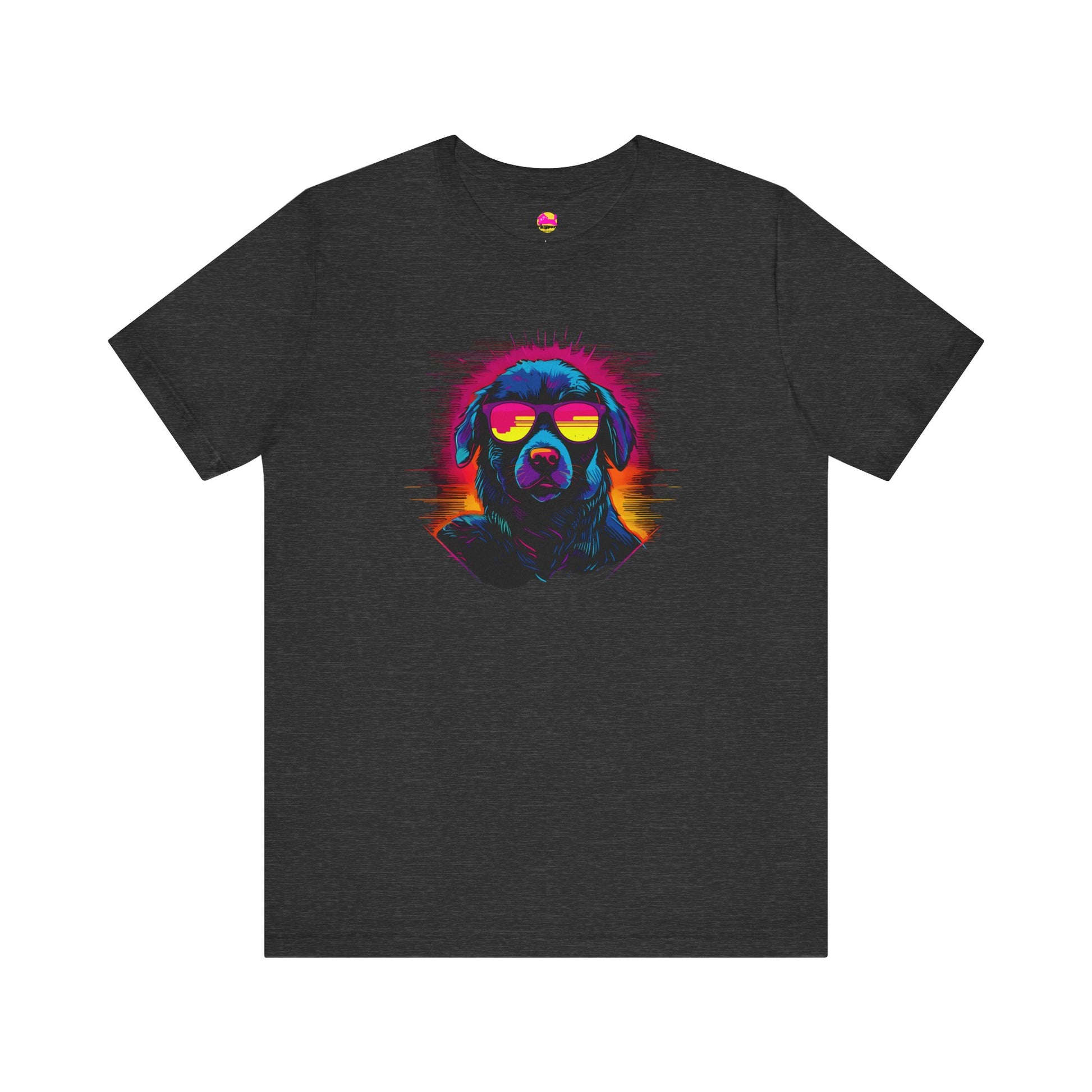 Labrador Nebula Cosmic Canine Gaze at Sunset T-Shirt alternate product view 9