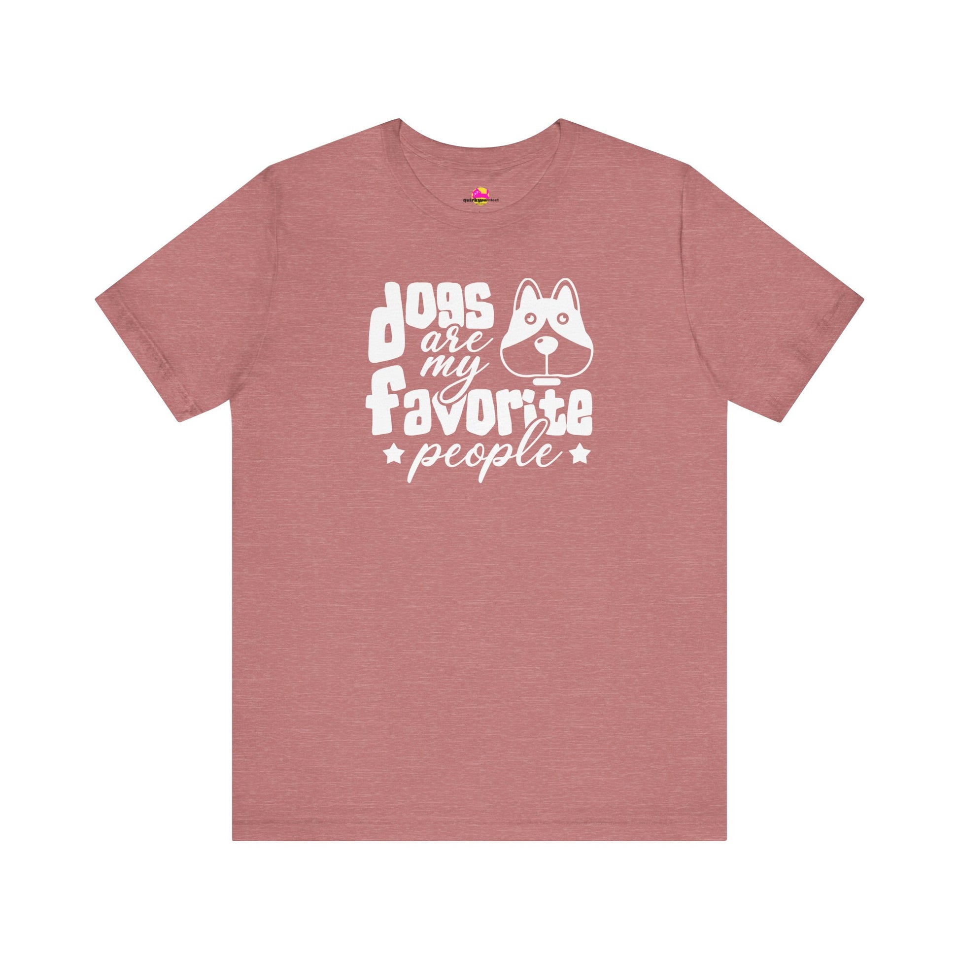 Dogs Are My Favorite People T-Shirt alternate product view 1