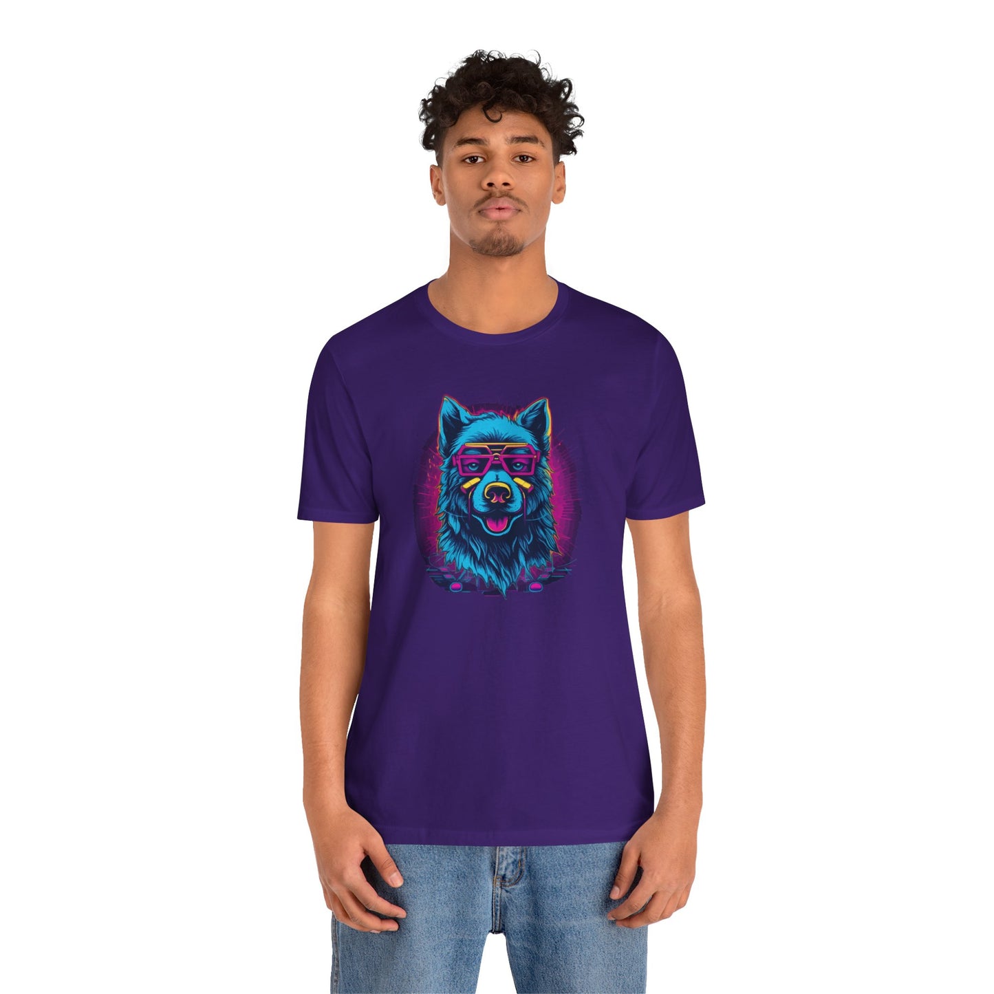 Wisdom in the Cosmos: Celestial Vision of the Cosmic Wolf T-Shirt